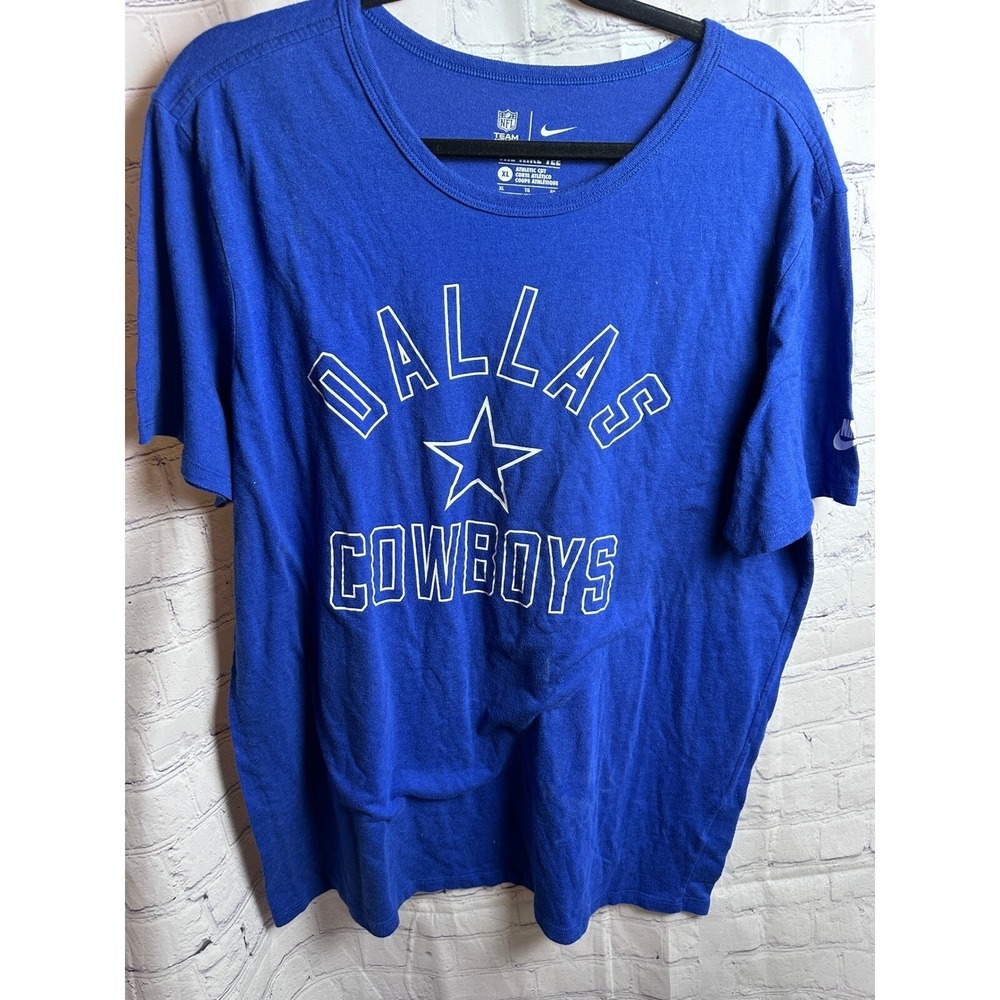 Nike NFL Dallas Cowboys T-Shirt Athletic Cut Tri-Blend XL